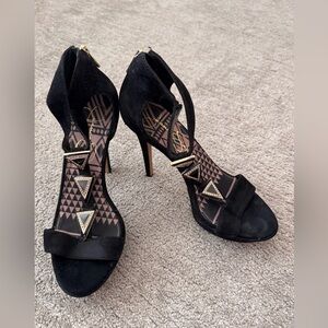 Jessica Simpson Black Strappy Heels